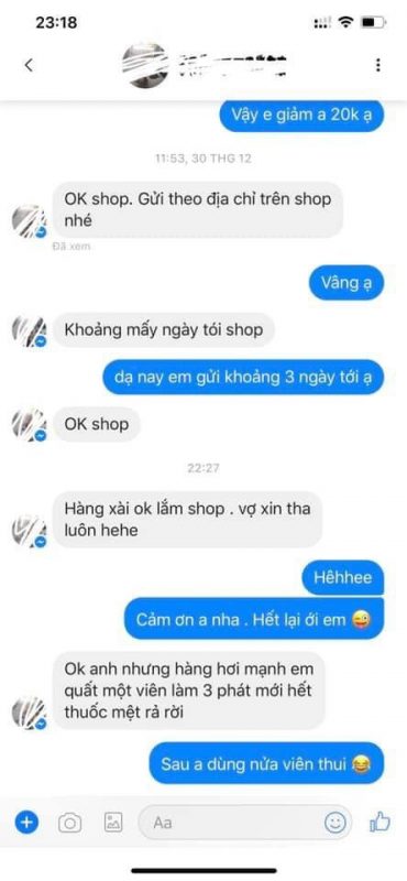 Phản hồi KH 3
